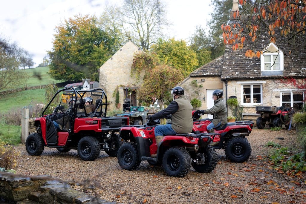 Save up to £520 (excl. VAT) on selected Honda ATVs & Pioneer models