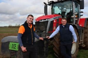 Farmer Andrew says TNS Area Sales Manager, Josh Taylor