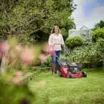 Mountfield SP41 Petrol Lawn Mower Mowing Grass