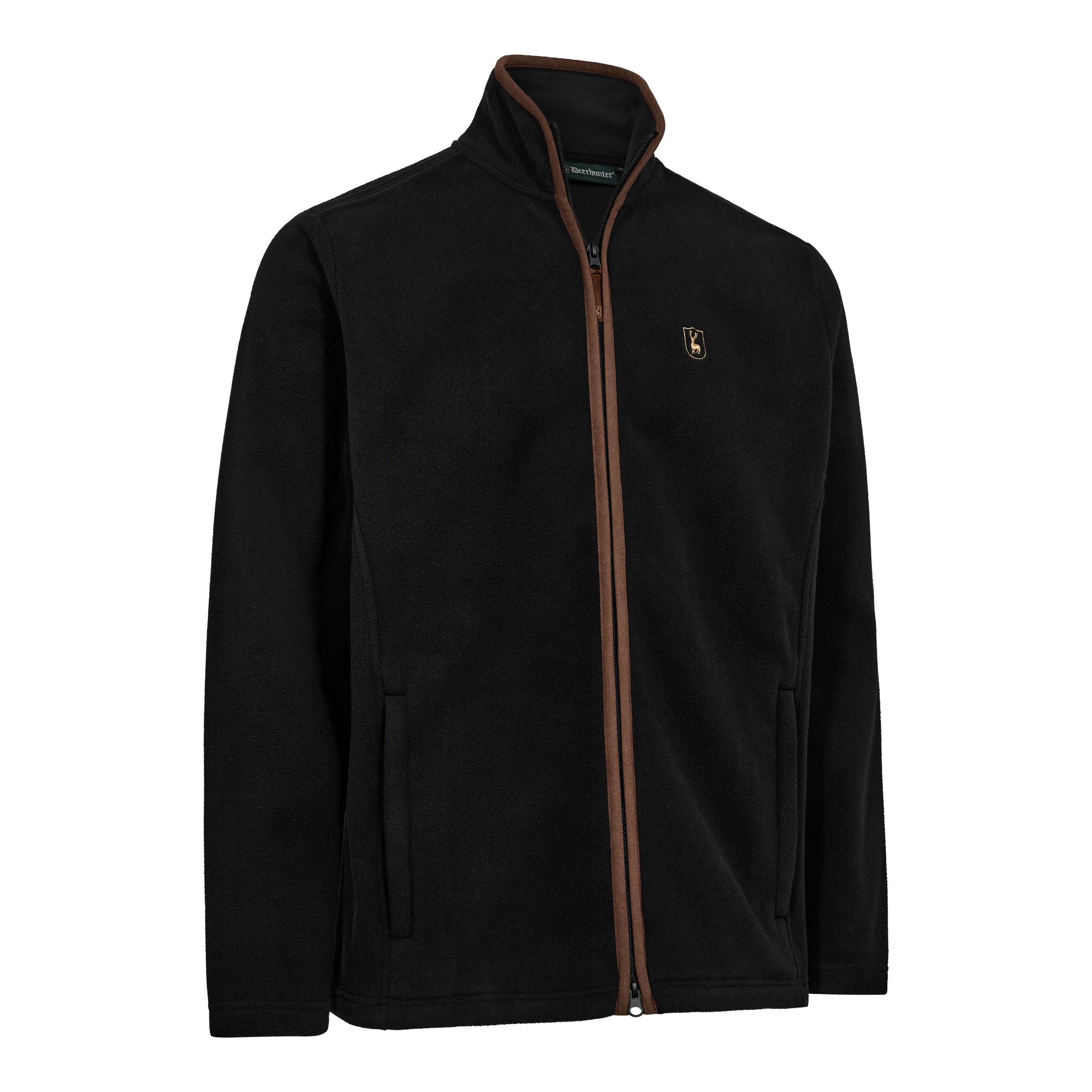 Shop Deerhunter Cumbria Fleece Jacket Anthracite Grey