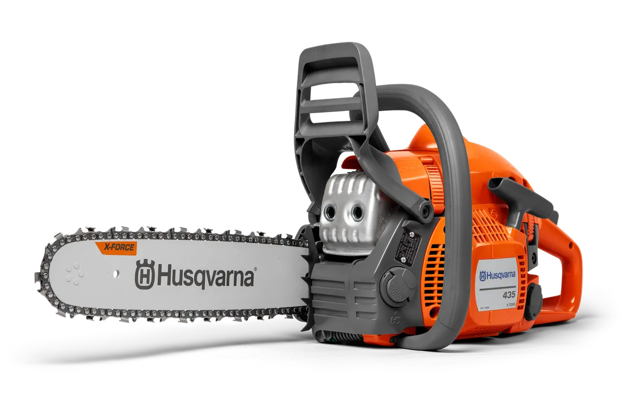 Buy the Husqvarna 435 II 40cc petrol chainsaw from TNS, an authorised Husqvarna dealer. Lightweight, efficient and ideal for all-round cutting tasks.