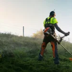 Husqvarna 525RXT Mark II Brushcutter Cutting