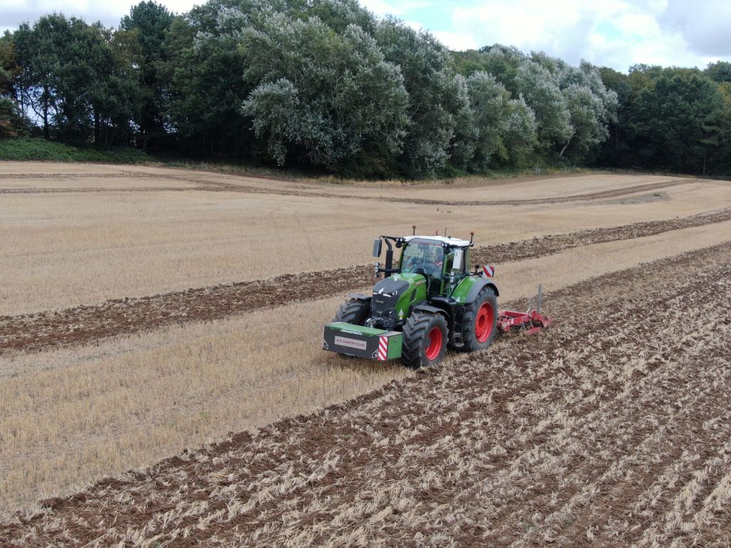 Pictured working with a Sumo subsoiler on undulating ground in early September, this Fendt 726 Vario Gen 7.1 achieved high productivity with excellent fuel efficiency.